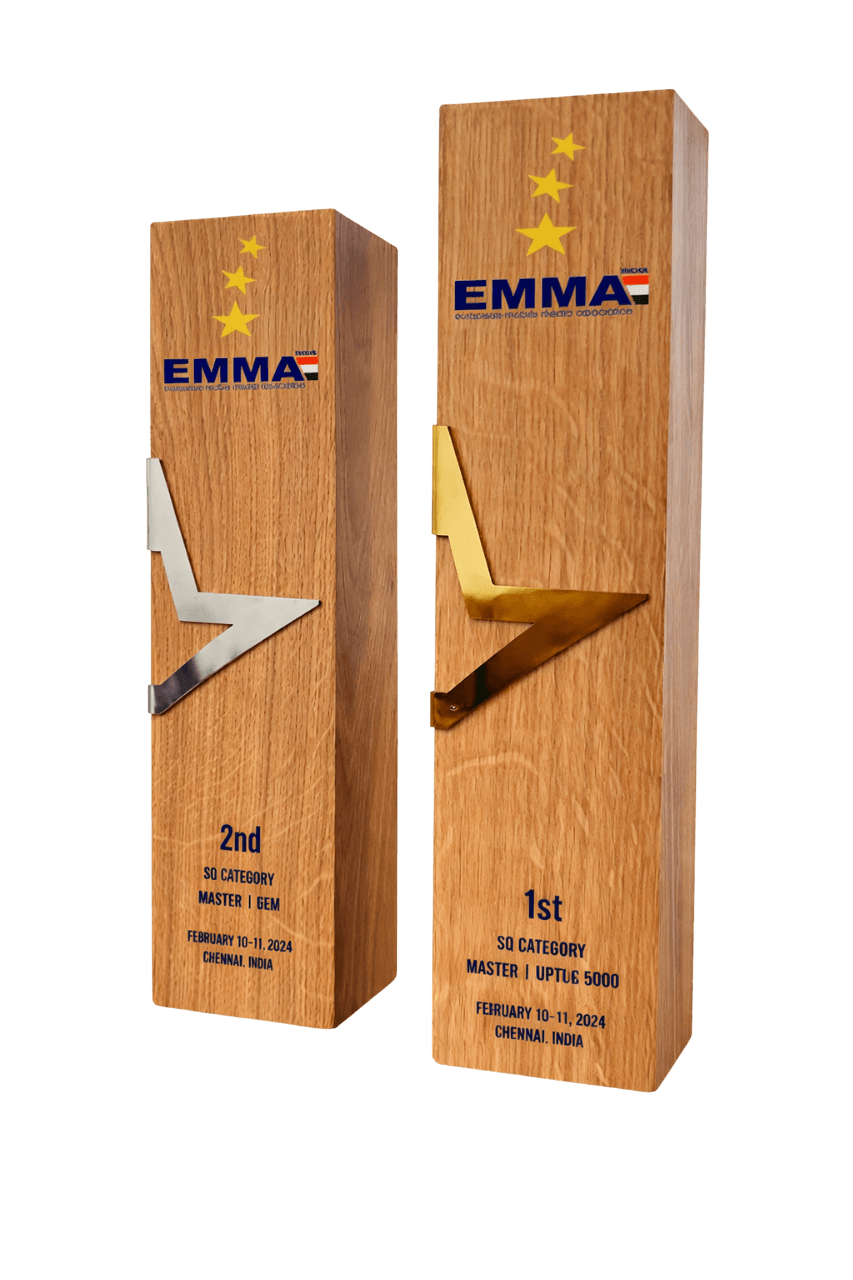 EMMA Award Trophies — 1st & 2nd Place